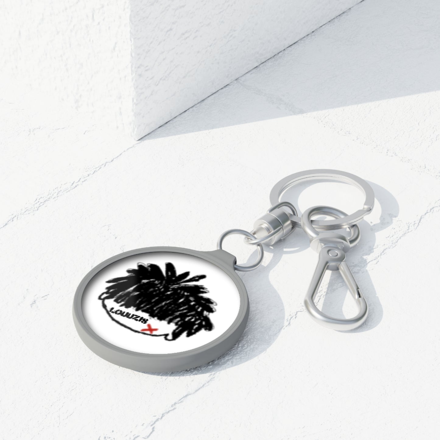 They Hate Louuzis Keyring Tag