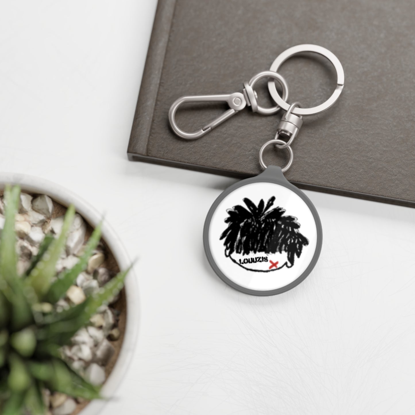 They Hate Louuzis Keyring Tag